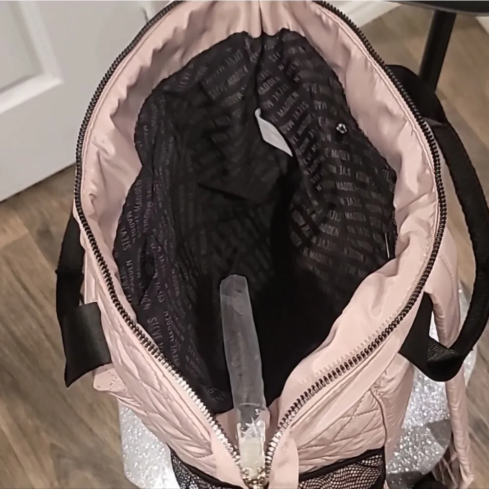 Steve‎ Madden BJaxie Quilted Backpack/Tote Bag